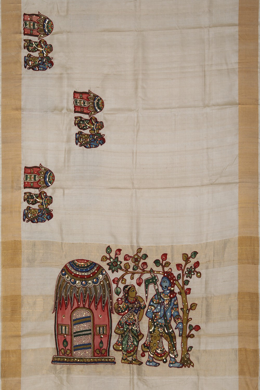 Image of Skillfully Appliquéd Onto The Drape