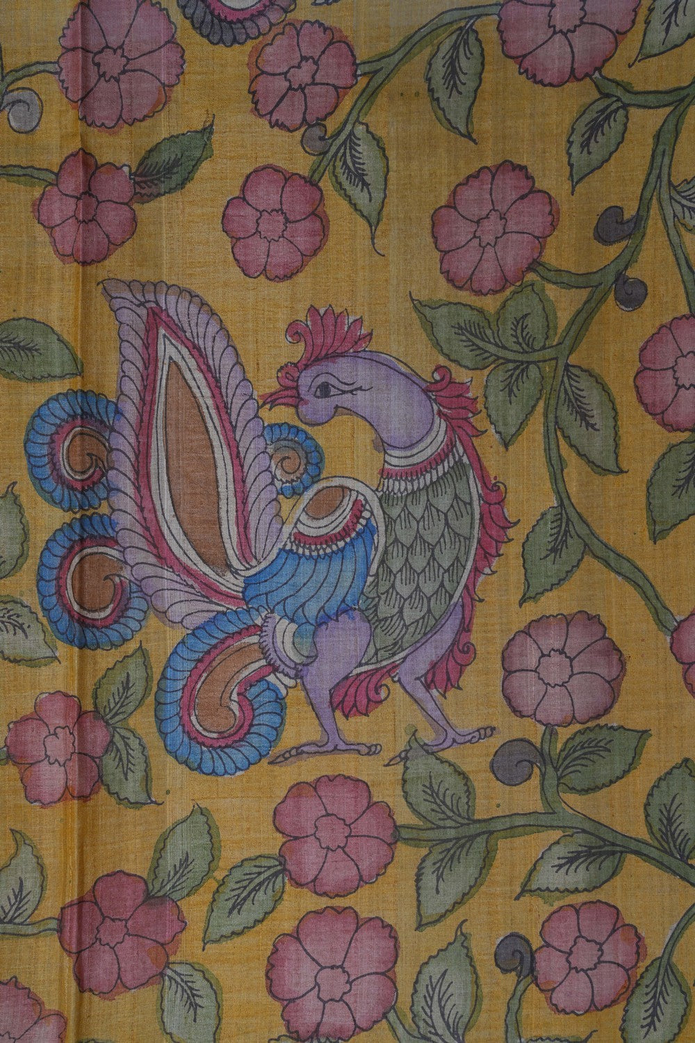 Image of Kalamkari Painting Saree