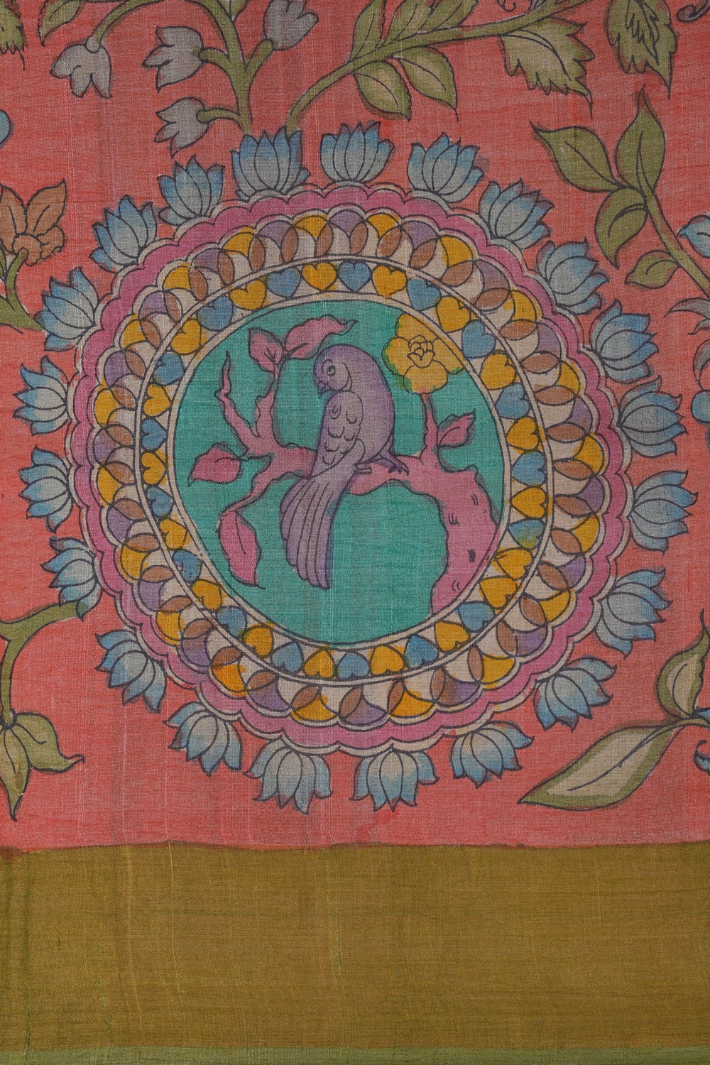 Image of Kalamkari Painting Saree