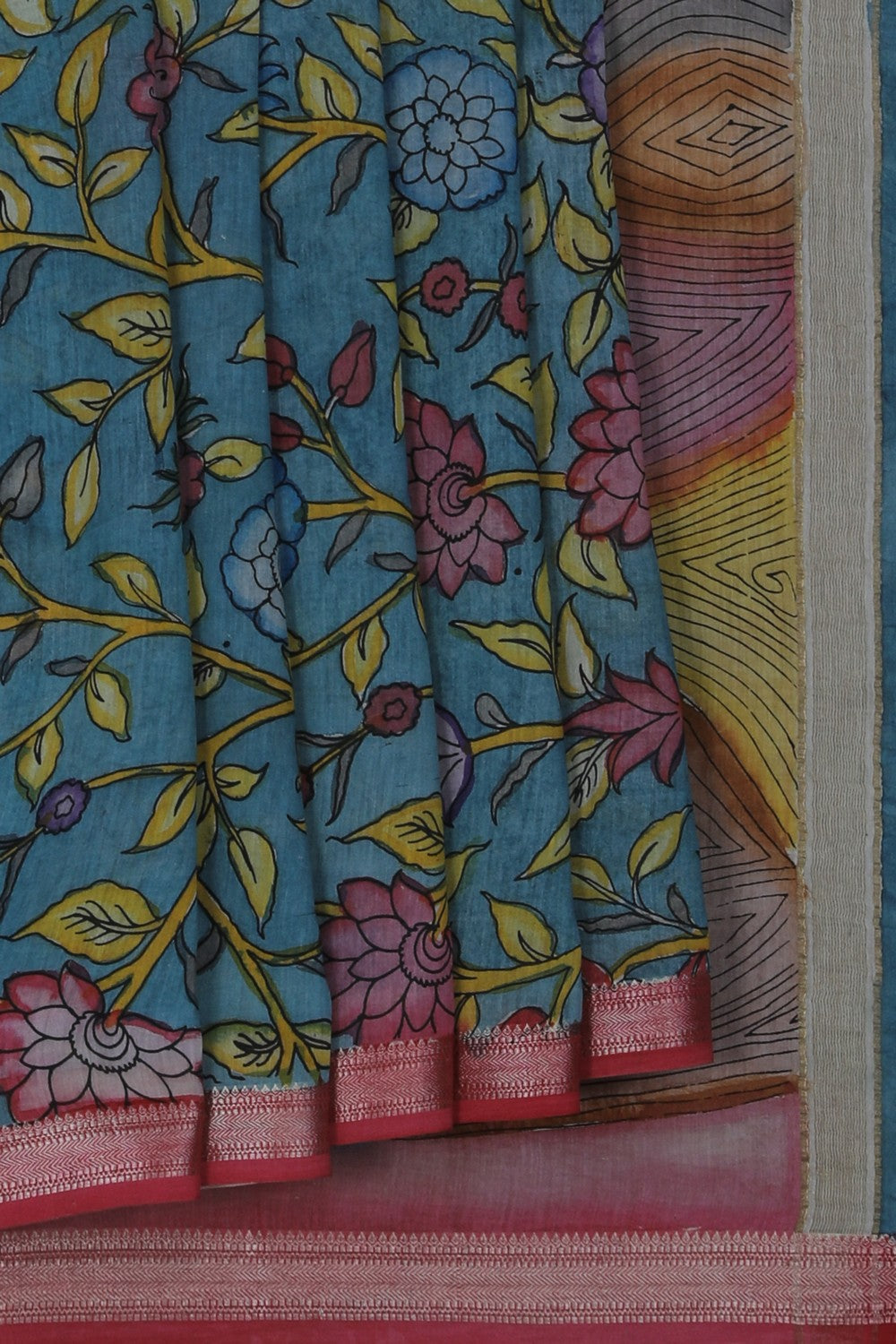 Image of Kalamkari Painting Saree