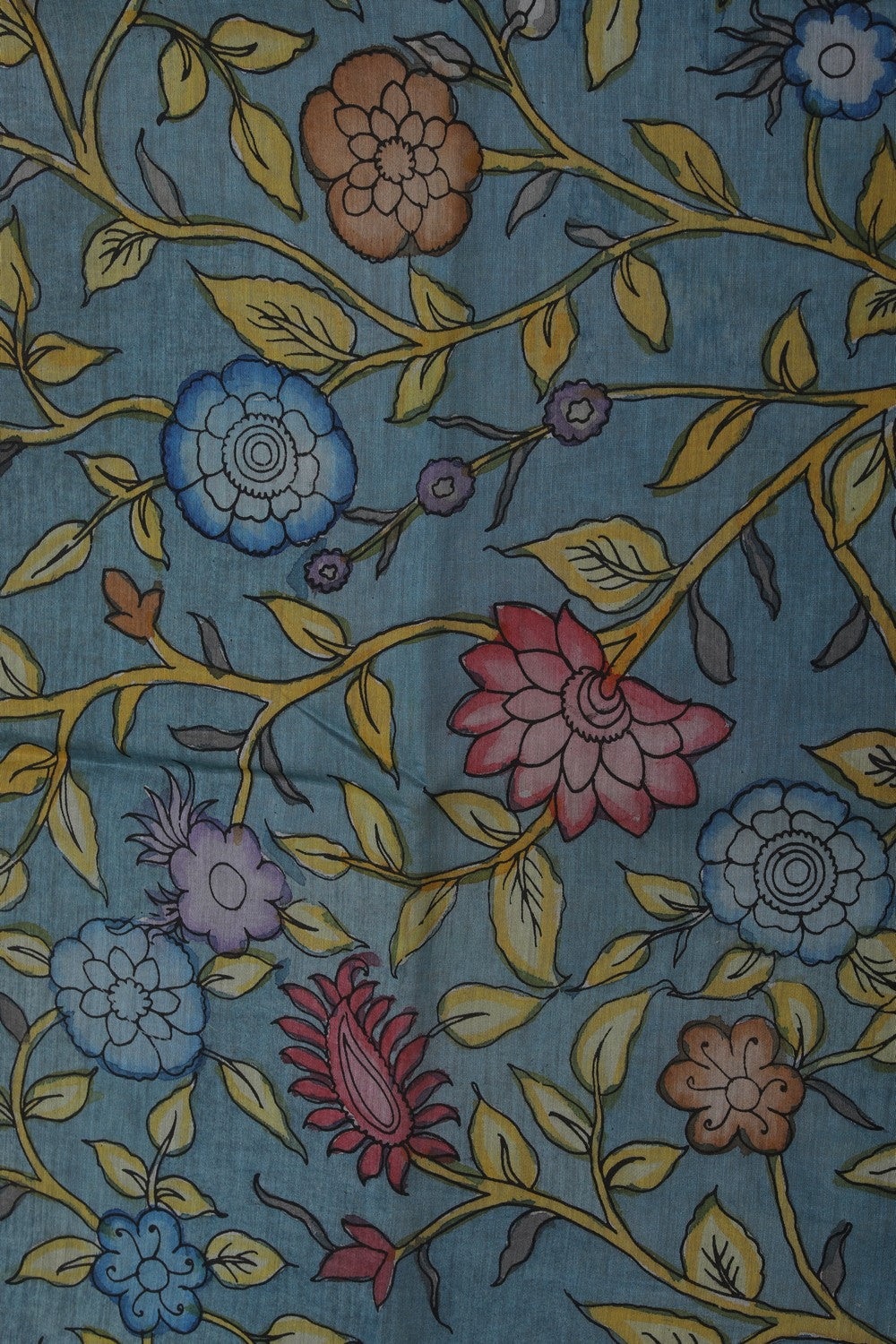 Image of Kalamkari Painting Saree