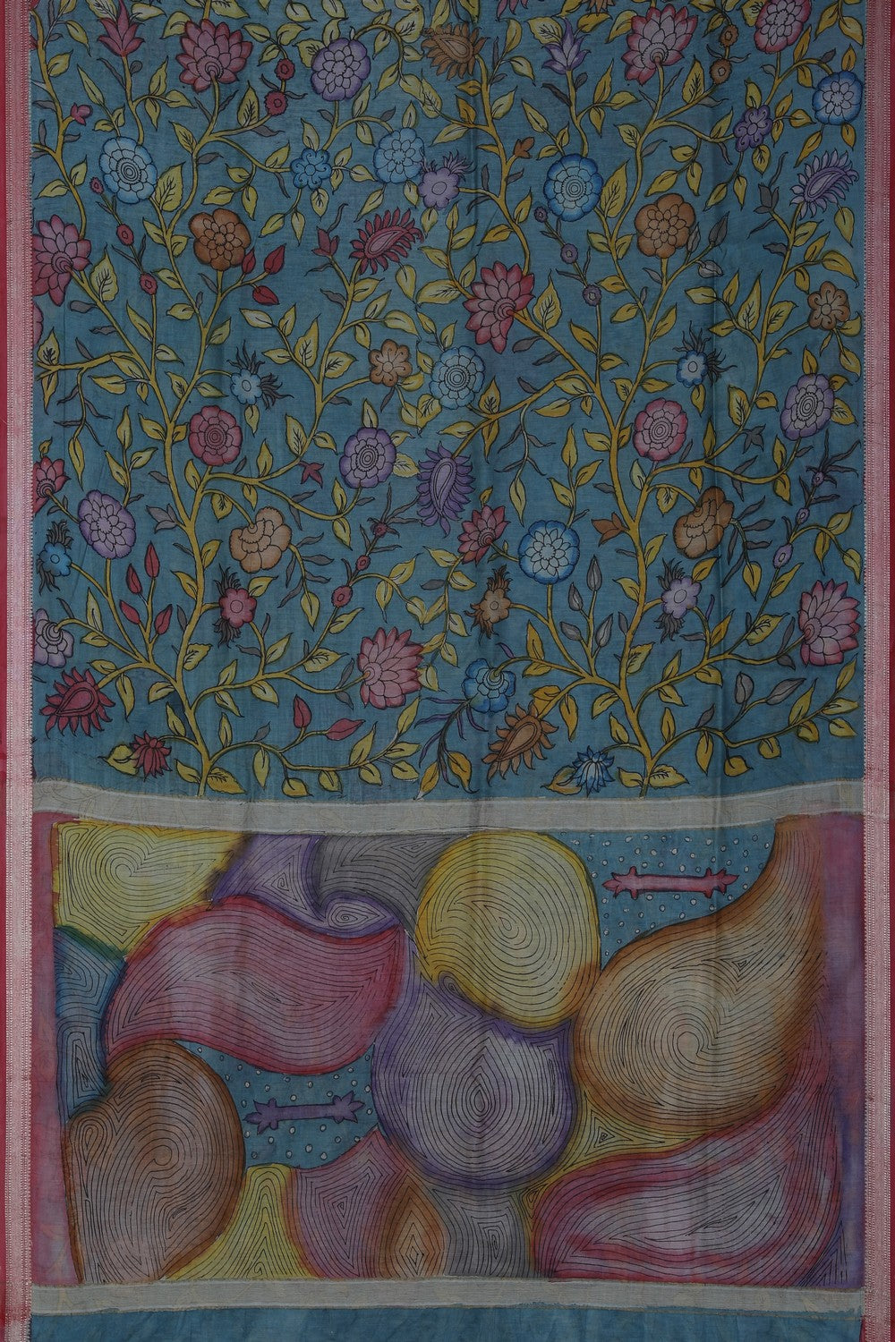 Image of Kalamkari Painting Saree