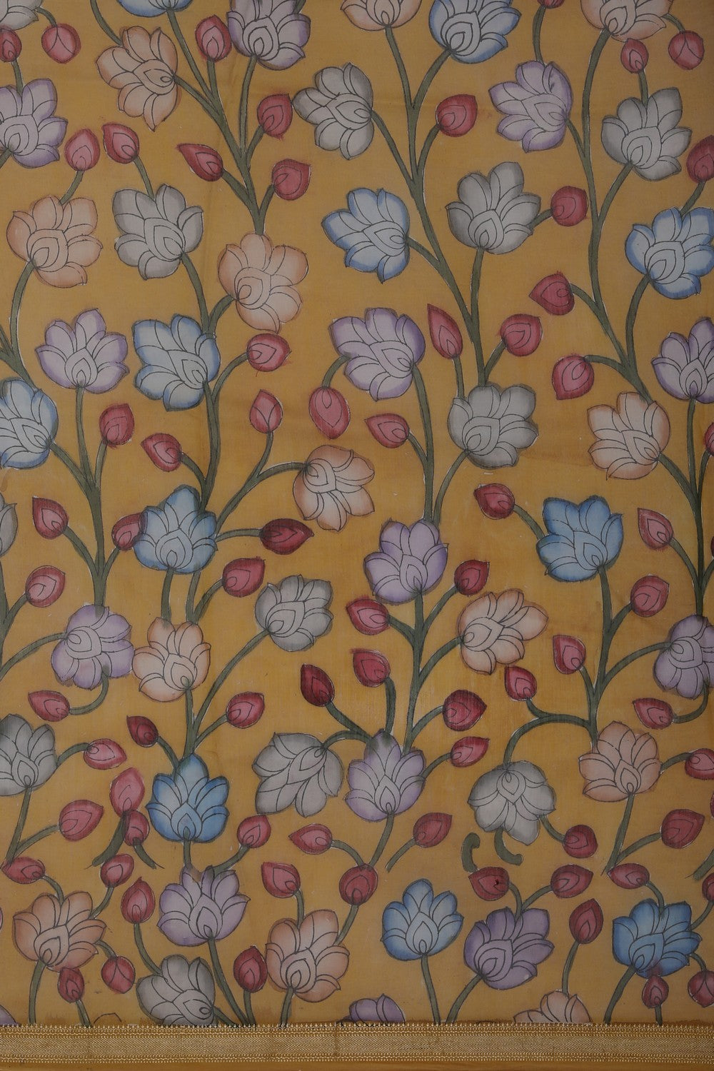 Image of Kalamkari Painting Saree