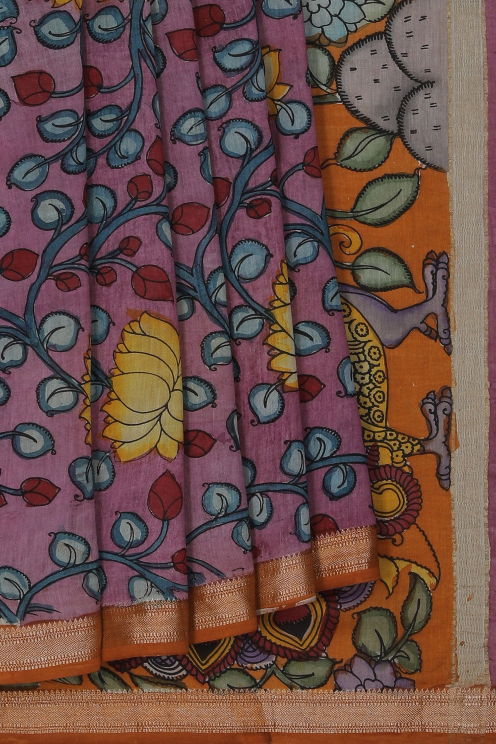 Image of Kalamkari Painting Saree