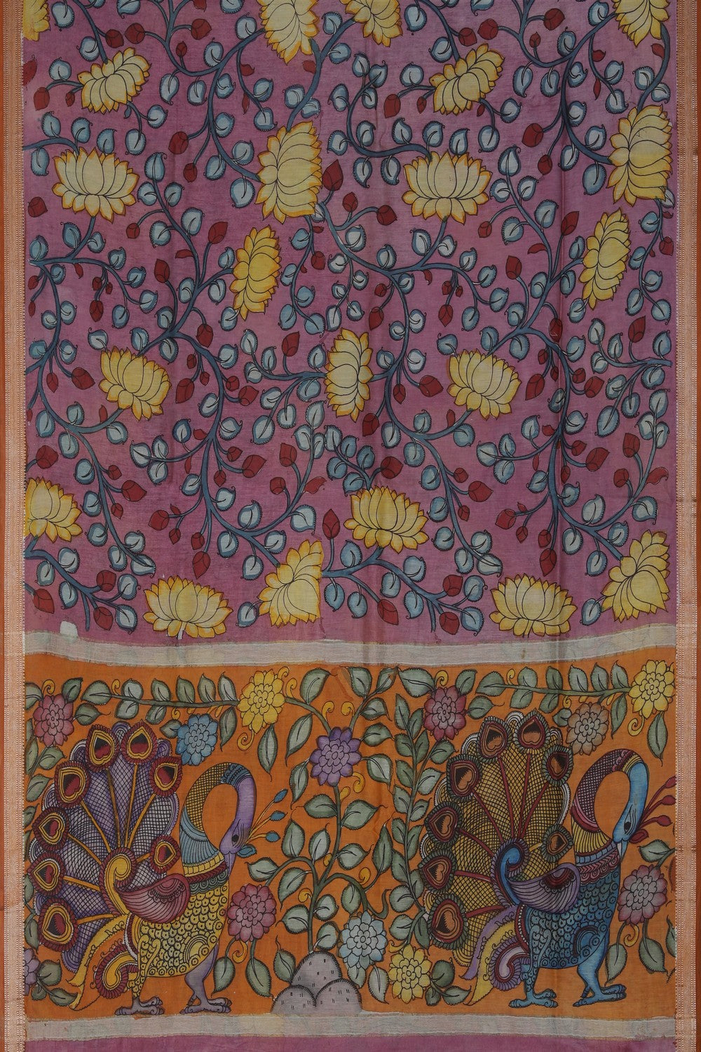 Image of Kalamkari Painting Saree