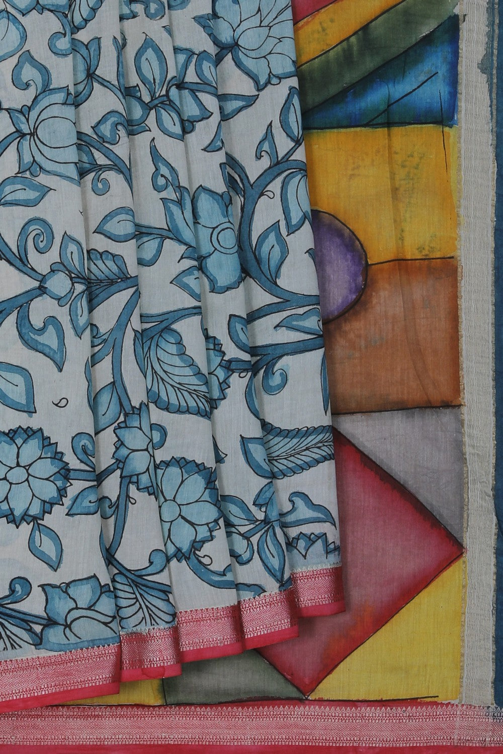 Image of Kalamkari Painting Saree