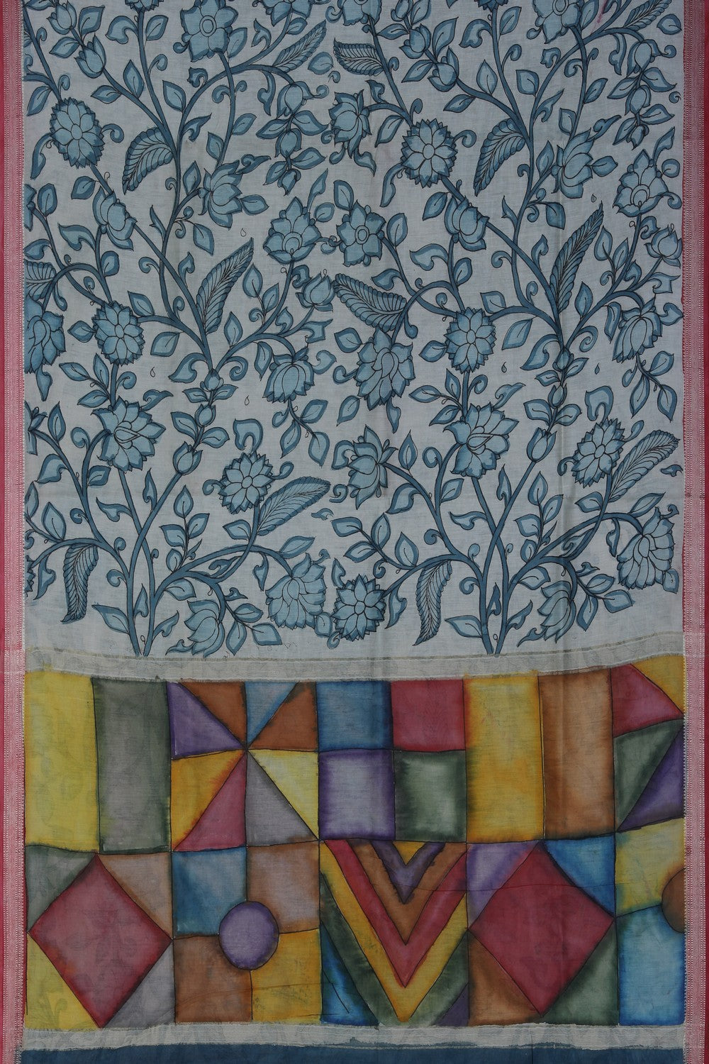 Image of Kalamkari Painting Saree