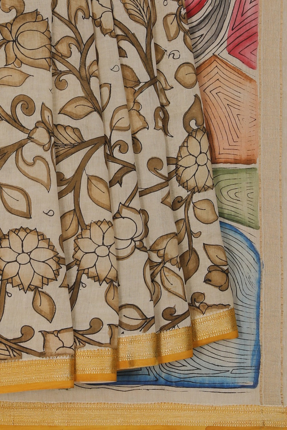 Image of Kalamkari Painting Saree