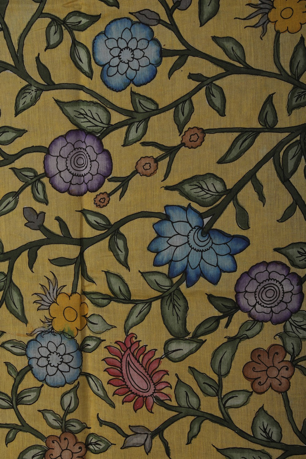 Image of Kalamkari Painting Saree