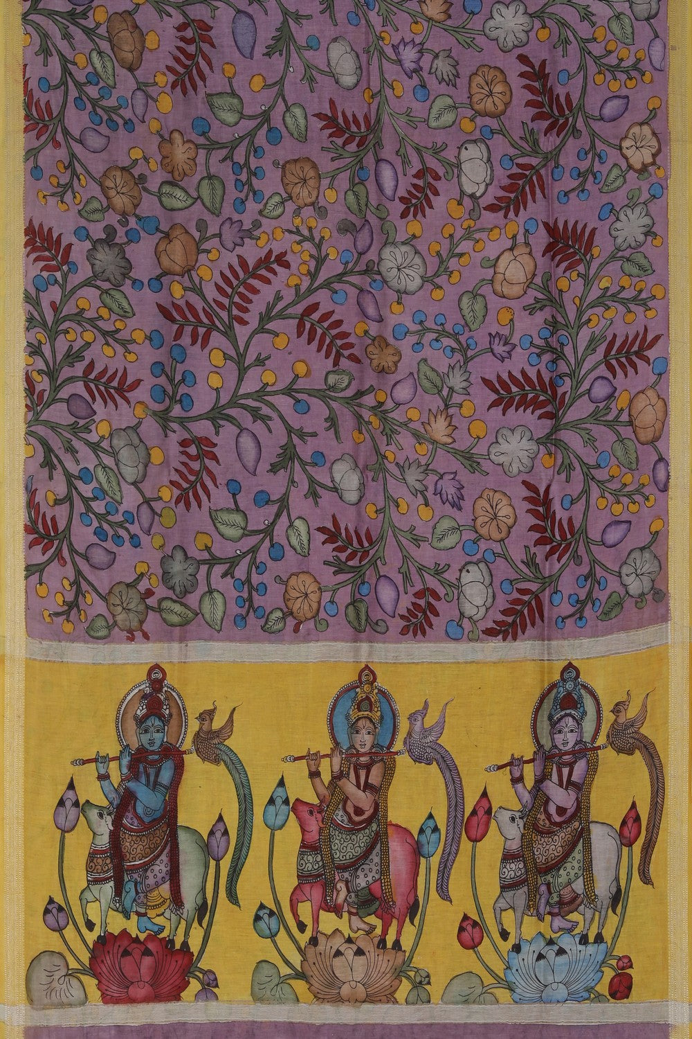 Image of Kalamkari Painting Saree