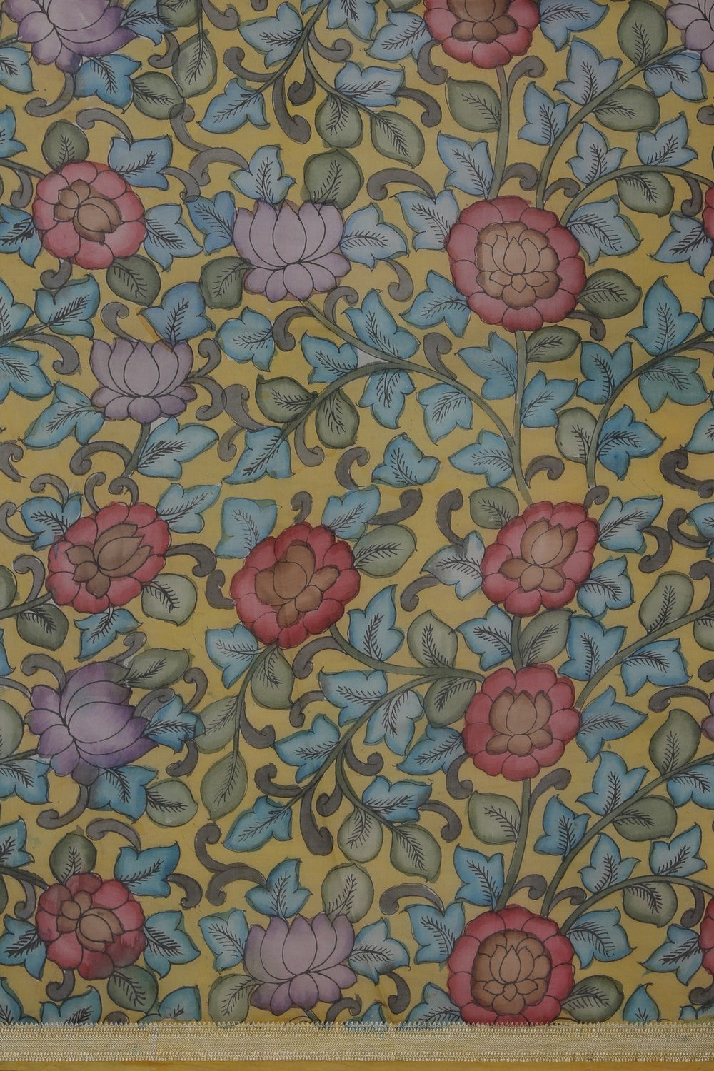 Image of Kalamkari Painting Saree