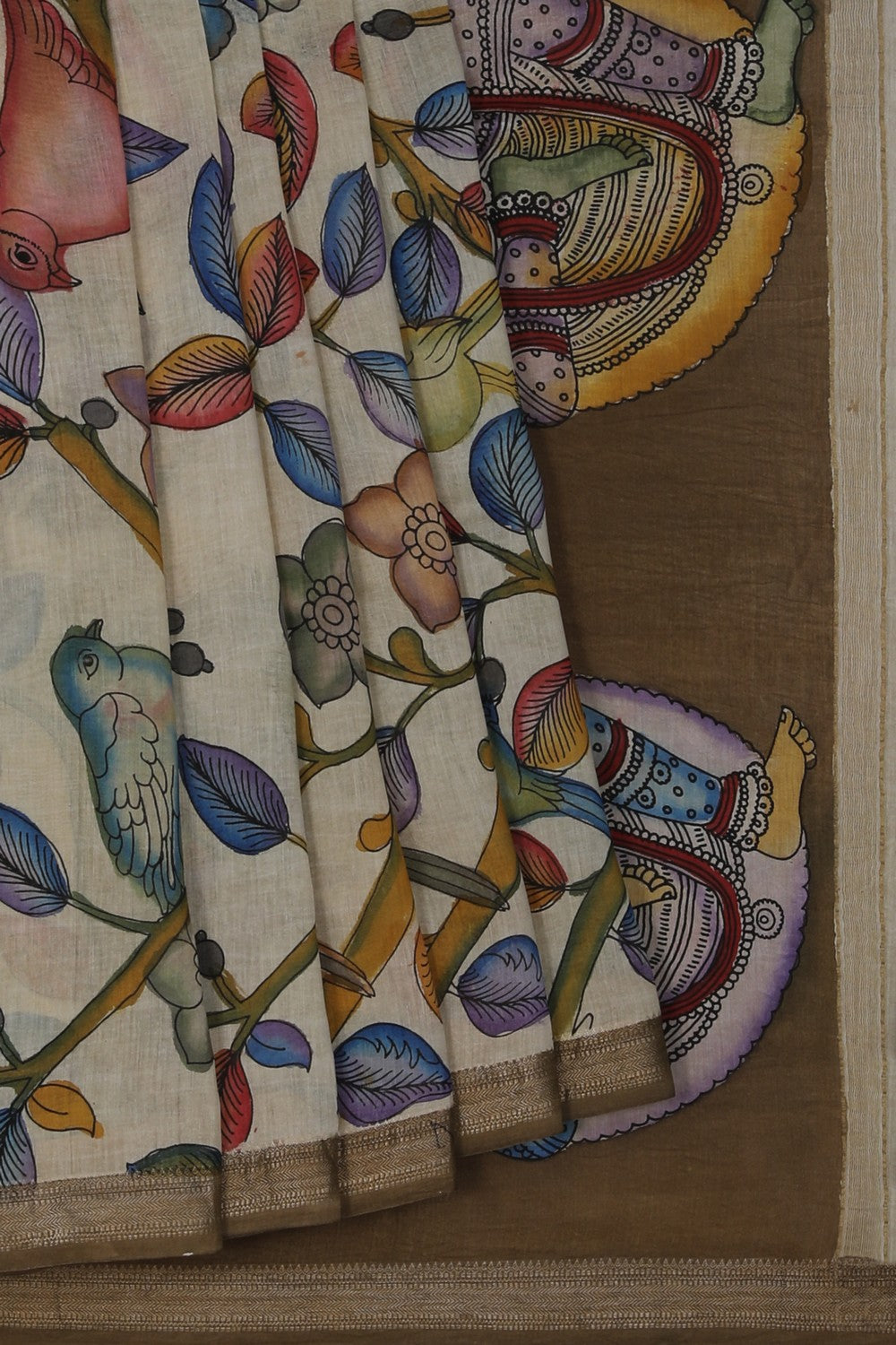 Image of Kalamkari Painting Saree