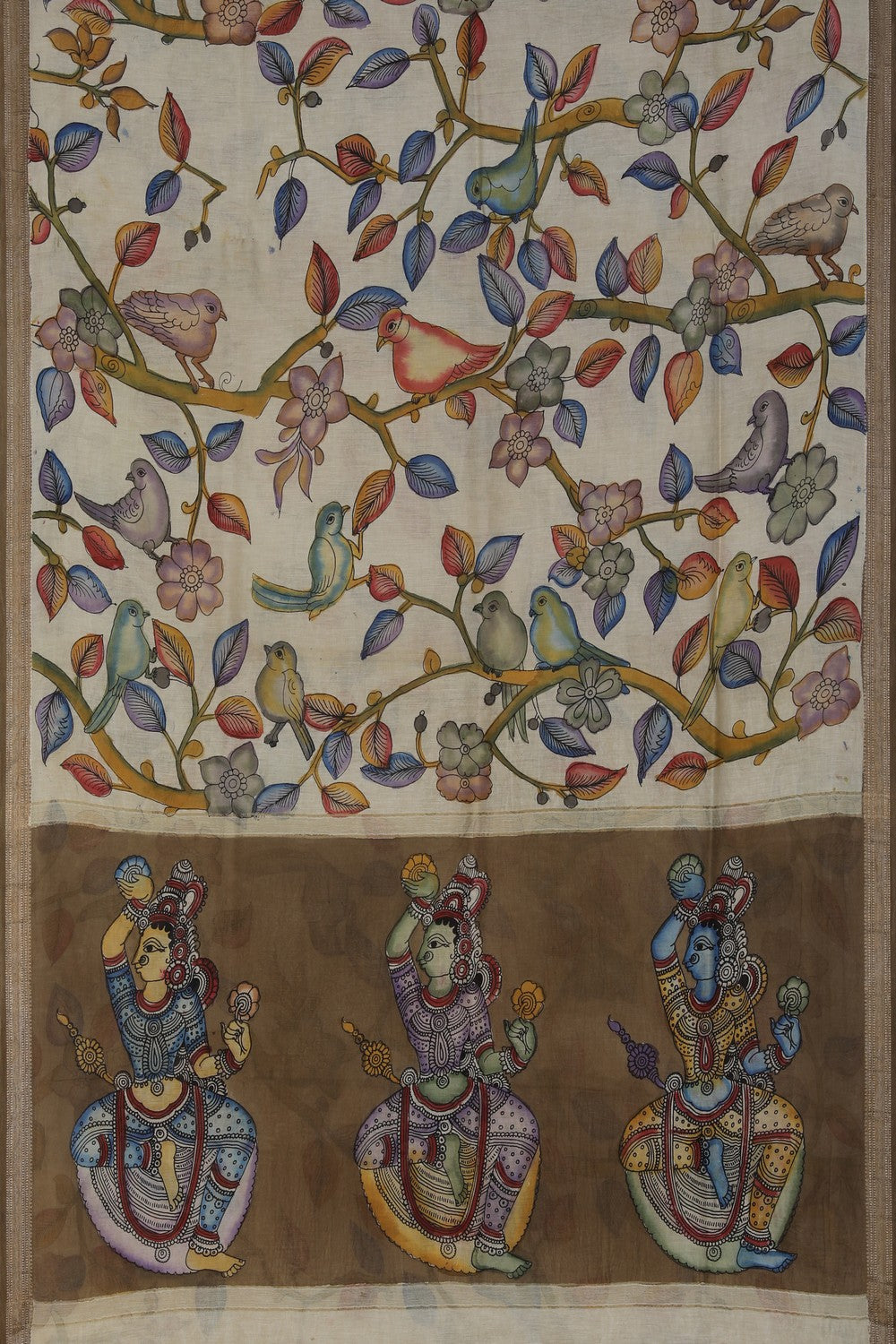 Image of Kalamkari Painting Saree