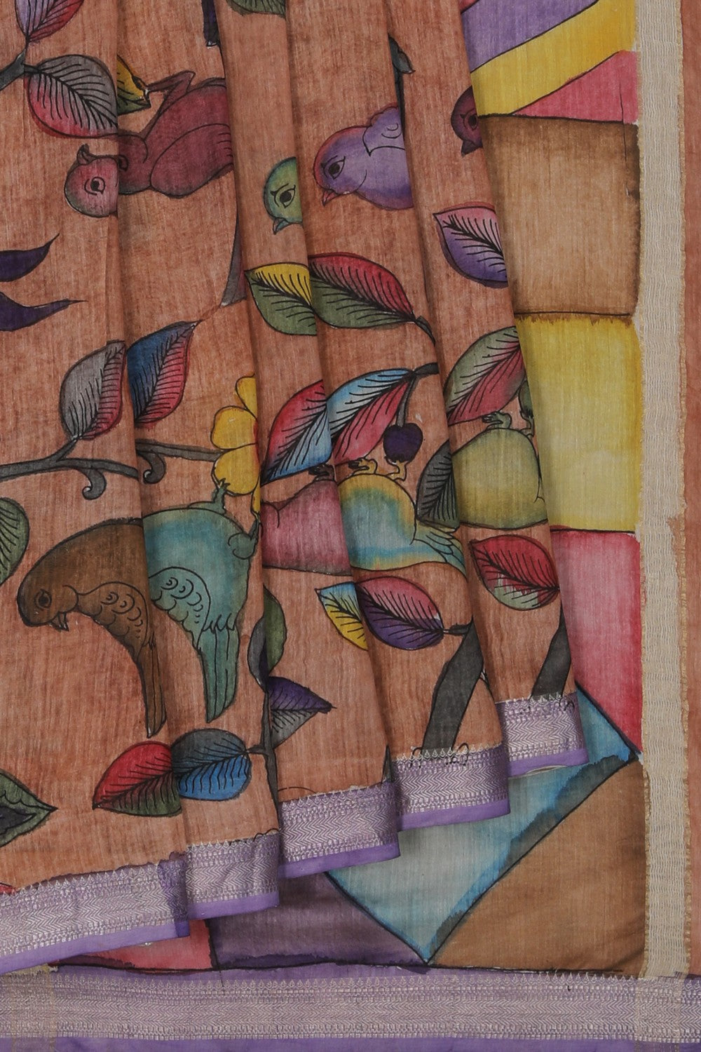 Image of Kalamkari Painting Saree