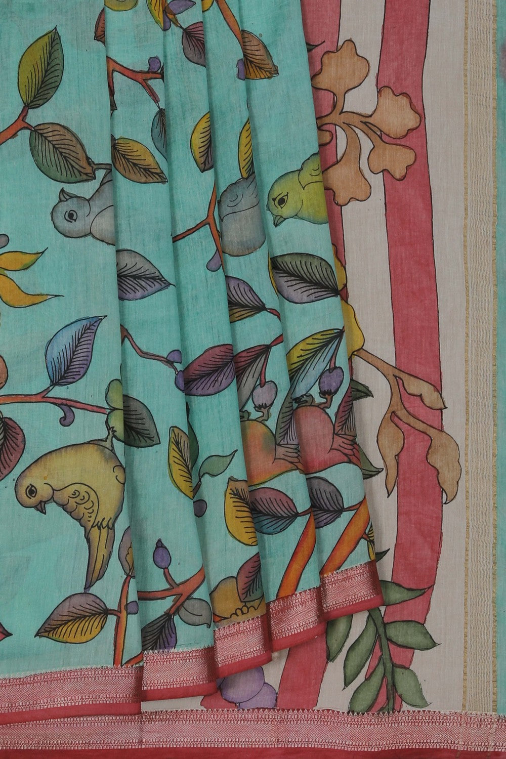 Image of Kalamkari Painting Saree