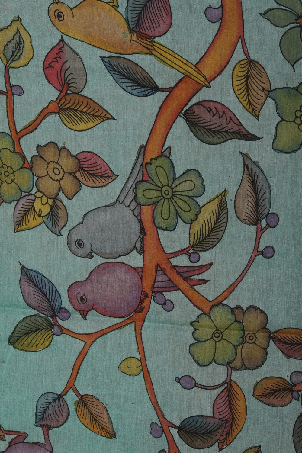 Image of Kalamkari Painting Saree