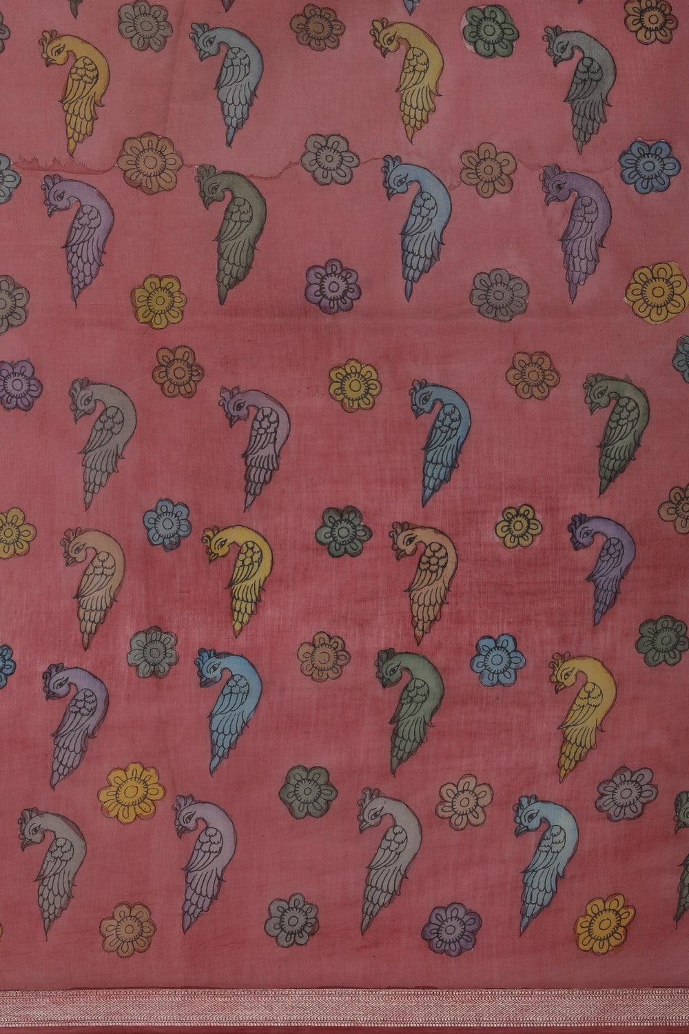 Image of Kalamkari Painting Saree