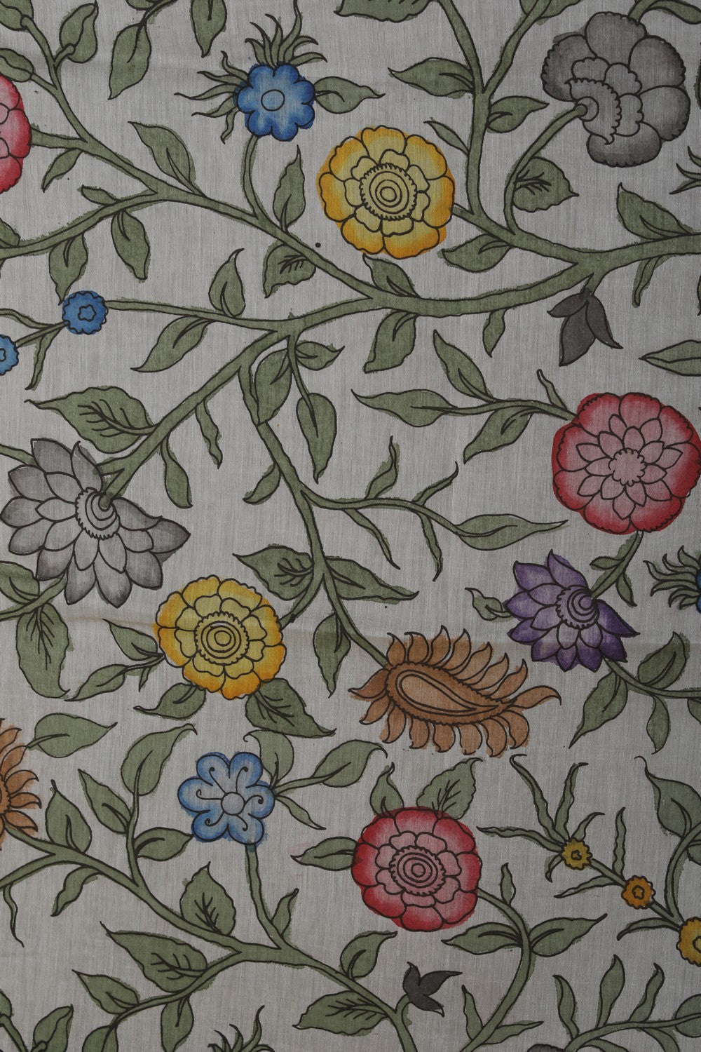 Image of Kalamkari Painting Saree