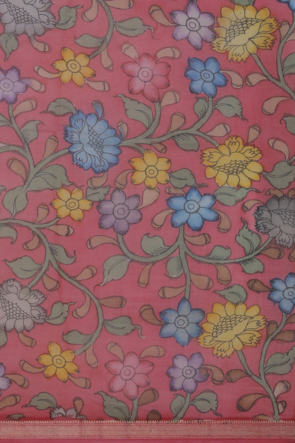 Image of Kalamkari Painting Saree