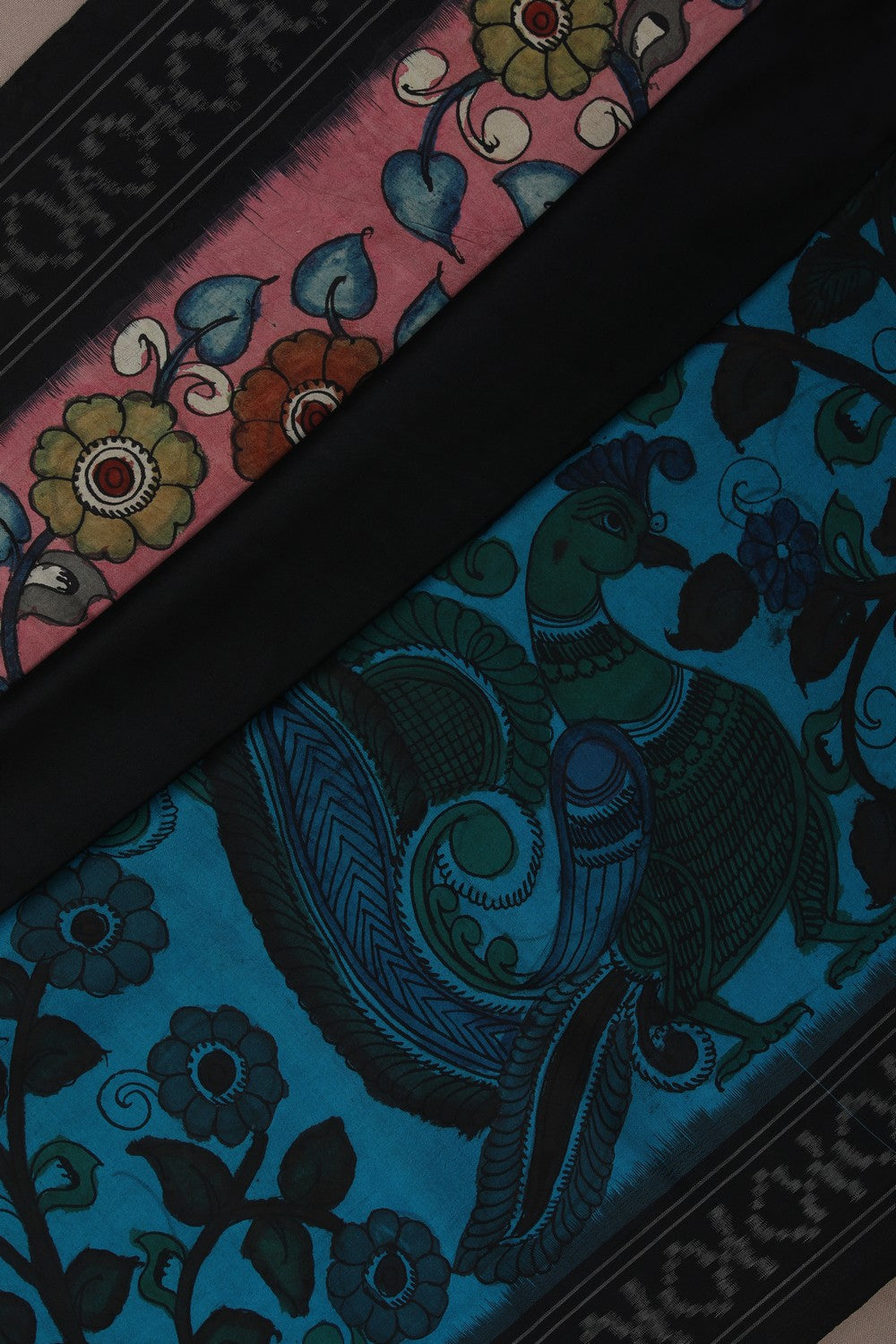 Image of Kalamkari Painting Saree