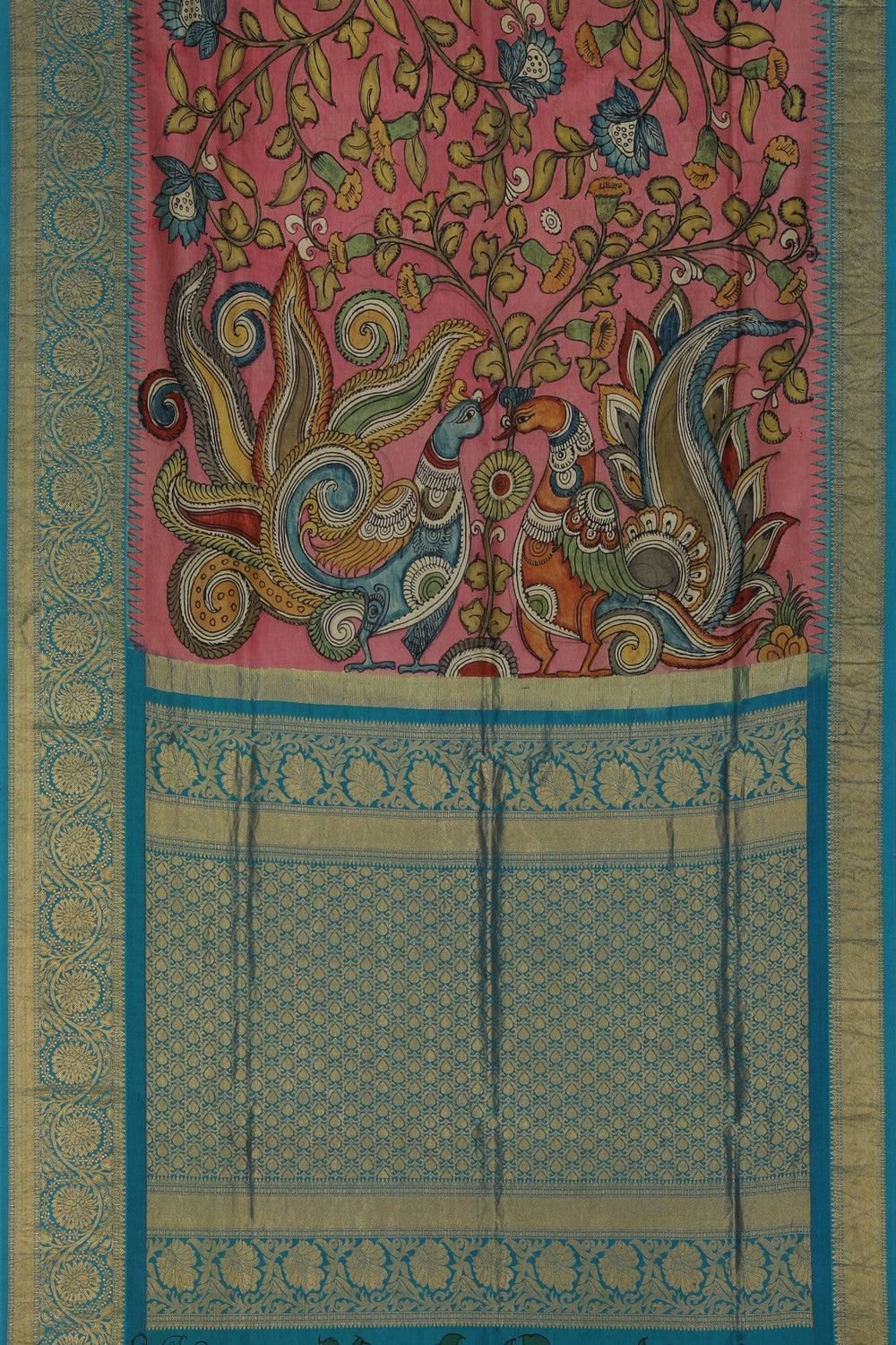 Image of Kalamkari Painting Saree