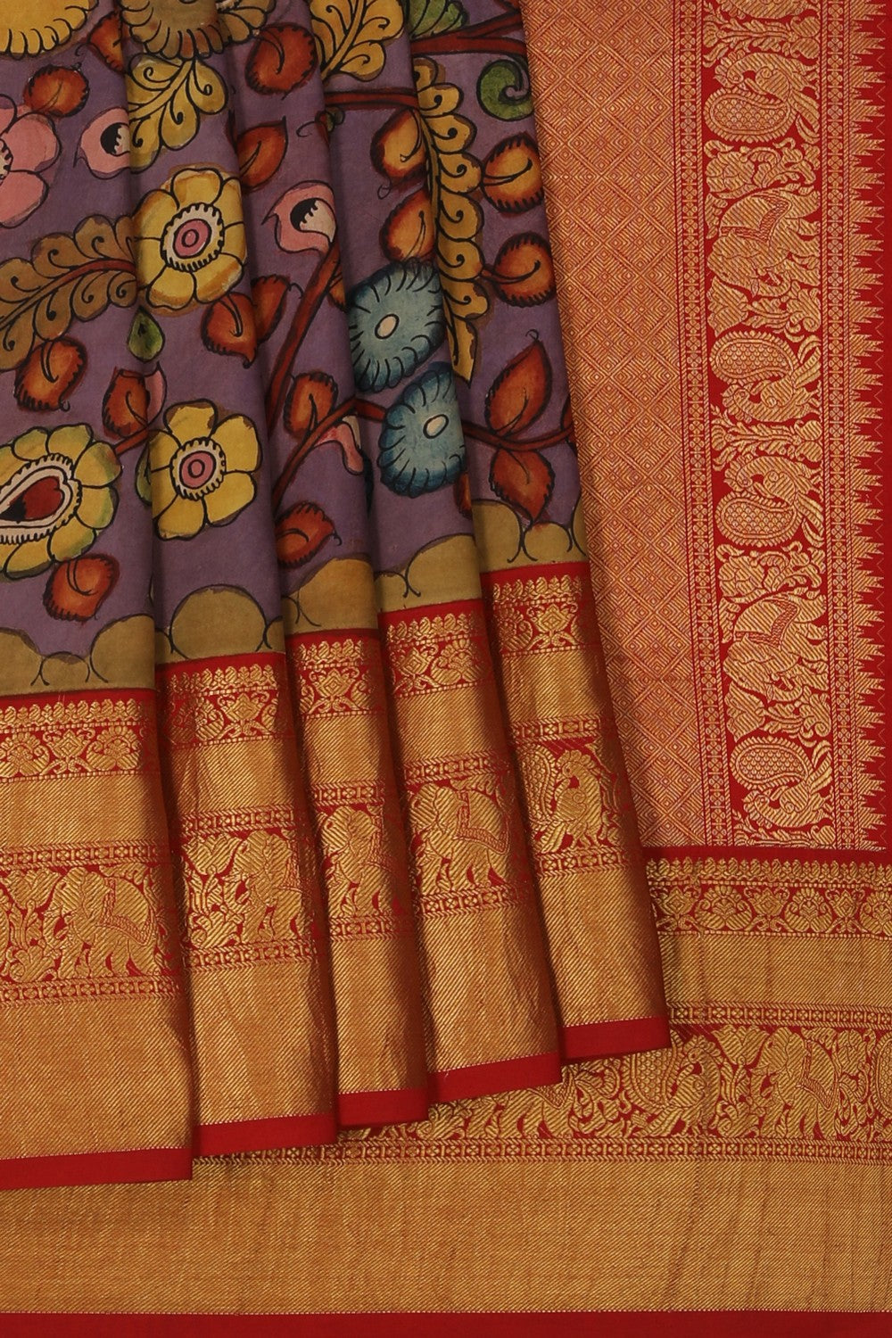 Image of Kalamkari Painting Saree