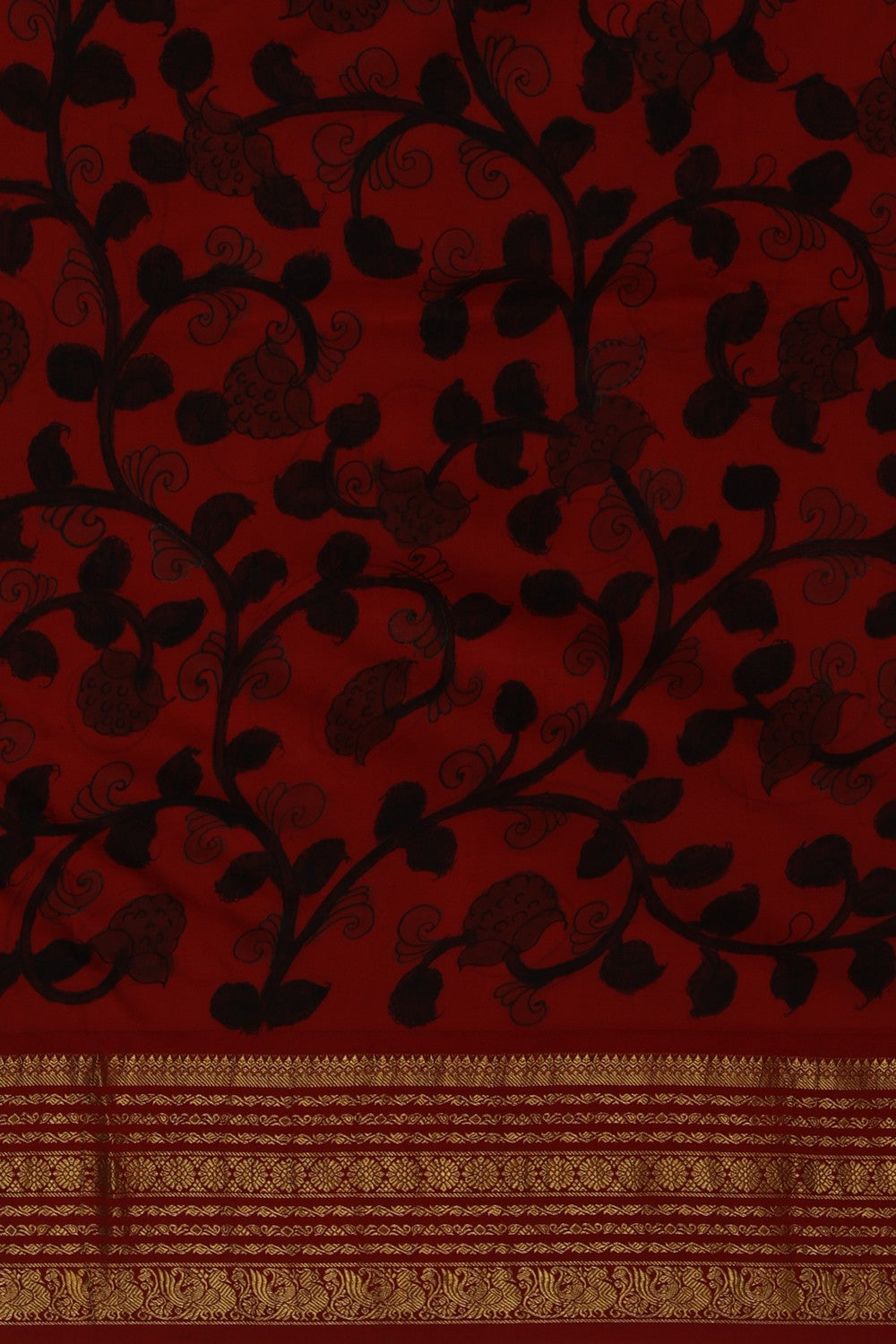 Image of Kalamkari Painting Saree