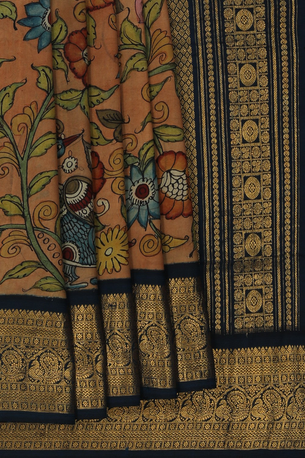 Image of Kalamkari Painting Saree