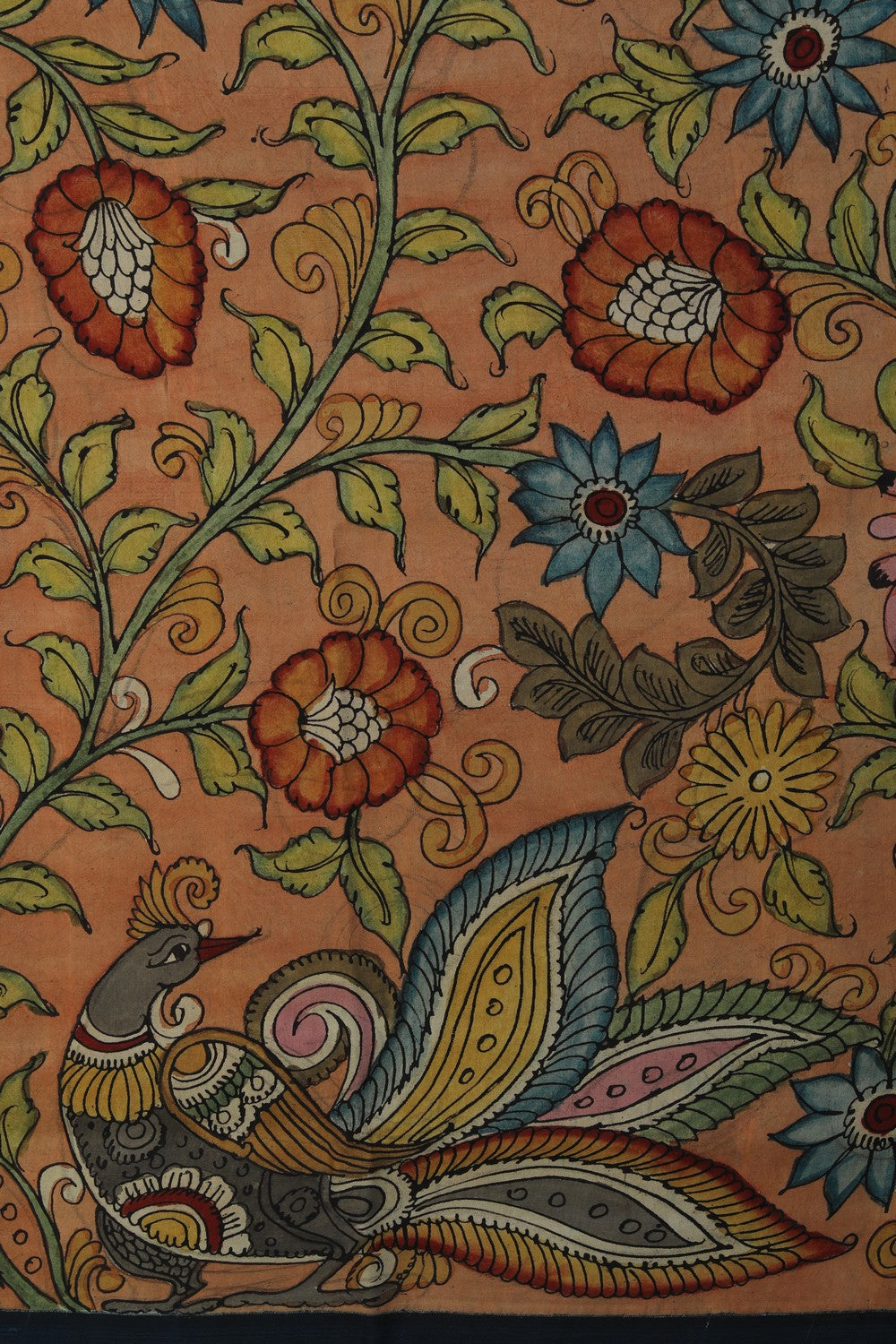 Image of Kalamkari Painting Saree