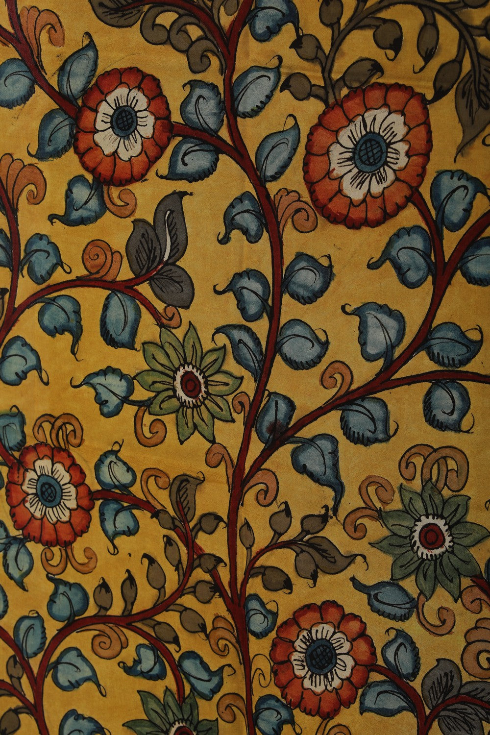 Image of Kalamkari Painting Saree