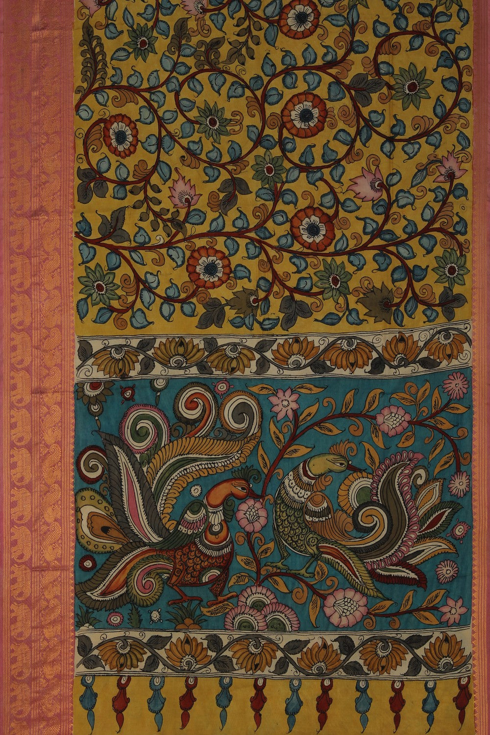 Image of Kalamkari Painting Saree