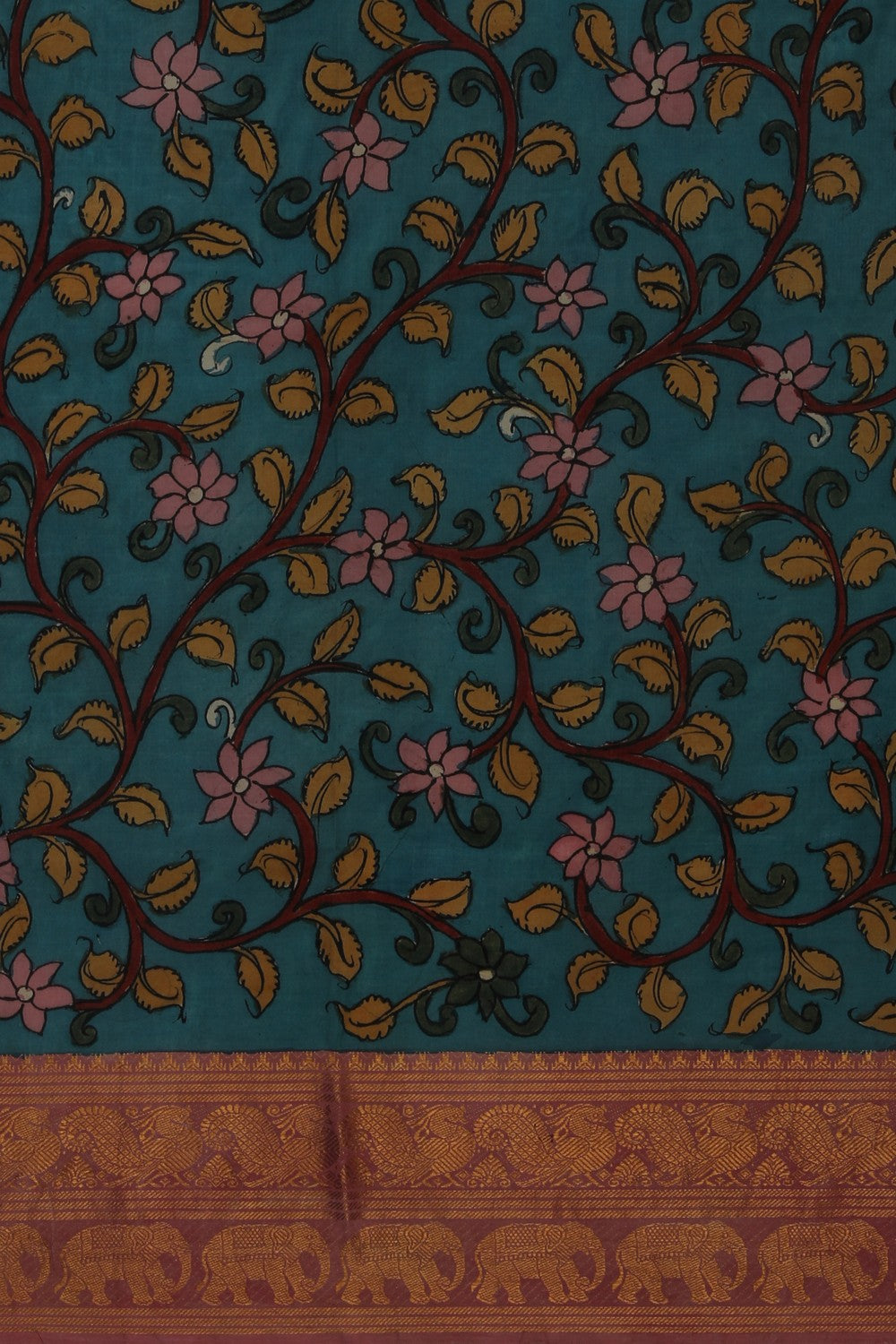 Image of Kalamkari Painting Saree