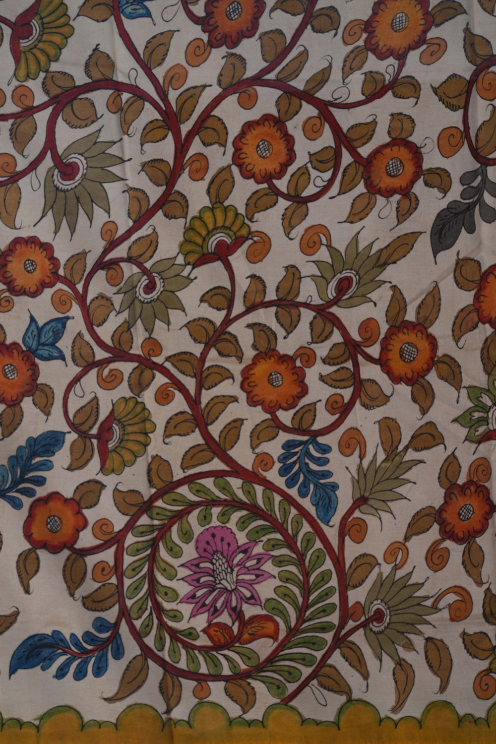 Image of Kalamkari Painting Saree