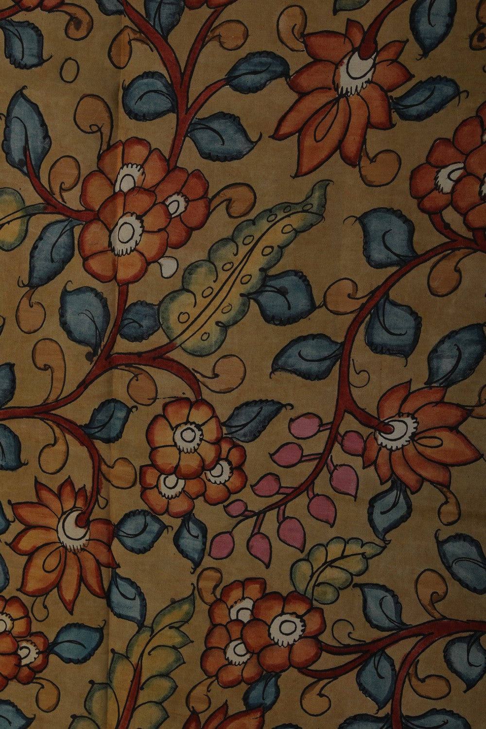Image of Kalamkari Painting Saree