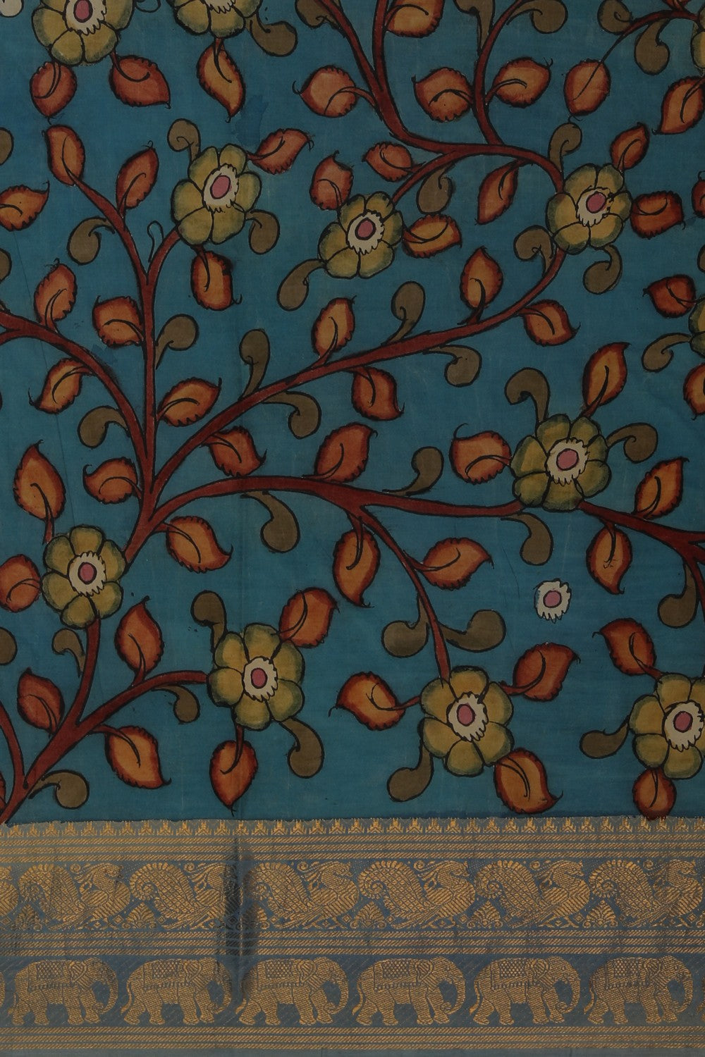 Image of Kalamkari Painting Saree