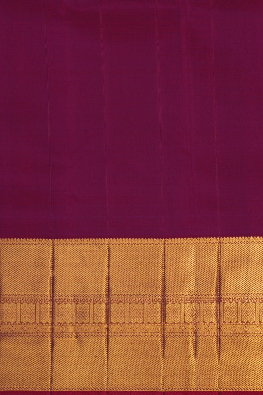 Image of Arani Silk Brocade Violet Saree