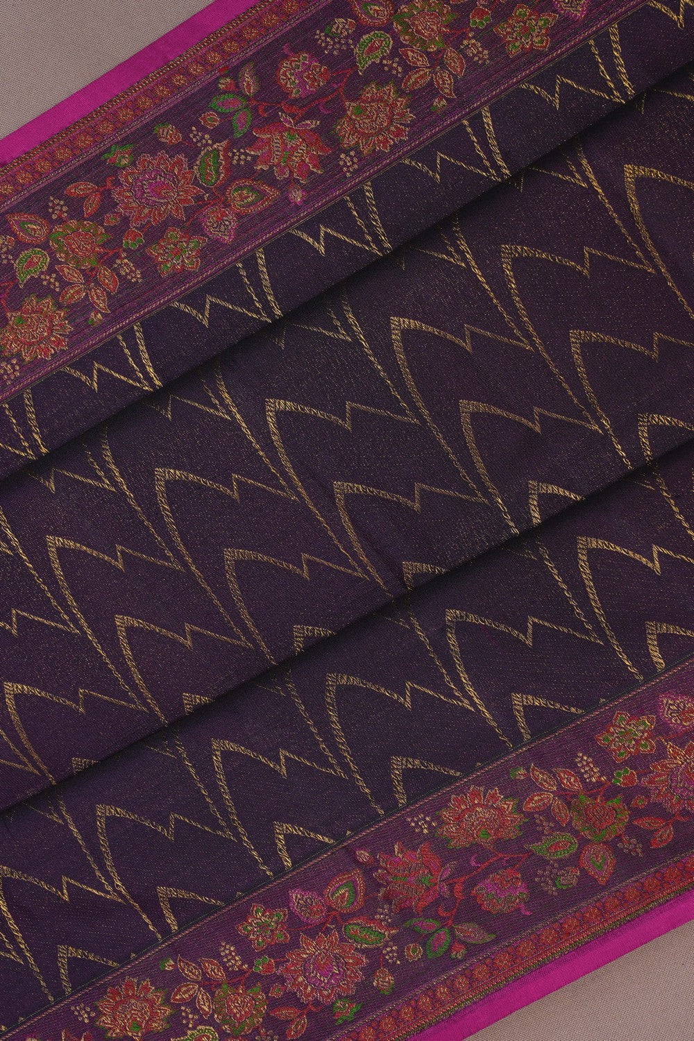 Image of Arani Silk Violet Saree