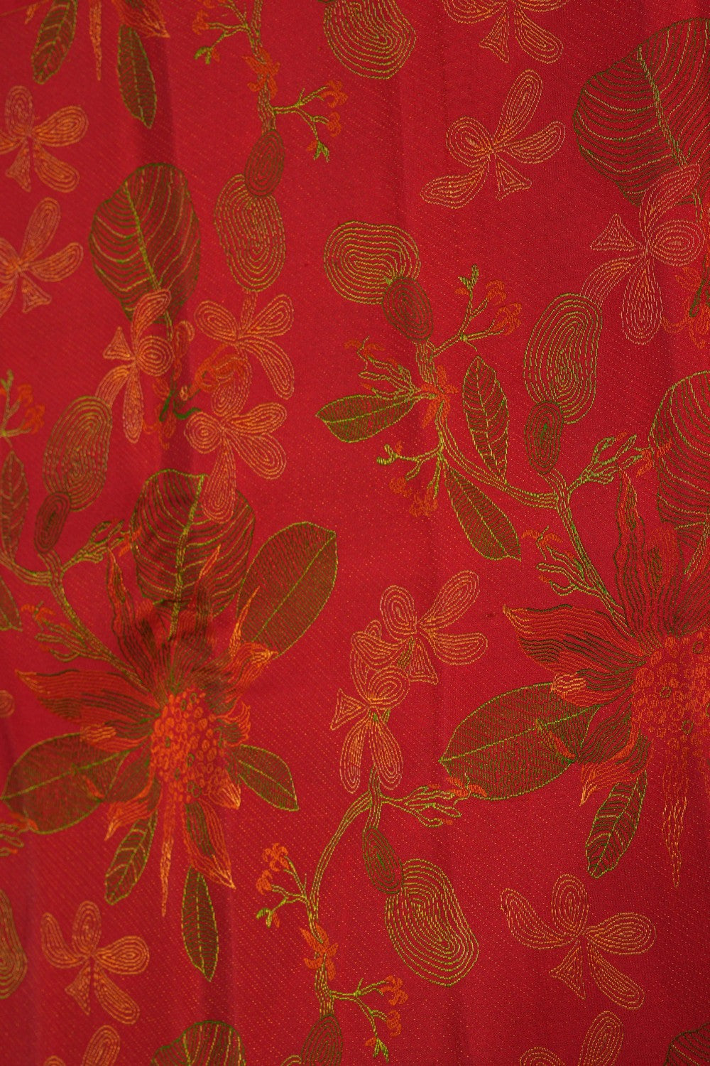 Image of Arani Silk Red Saree