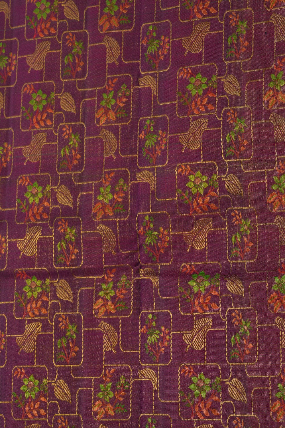 Image of Arani Silk Violet Saree