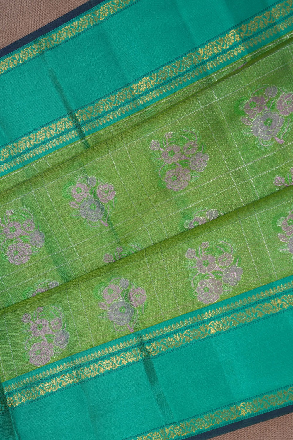 Image of Arani Silk Green Saree