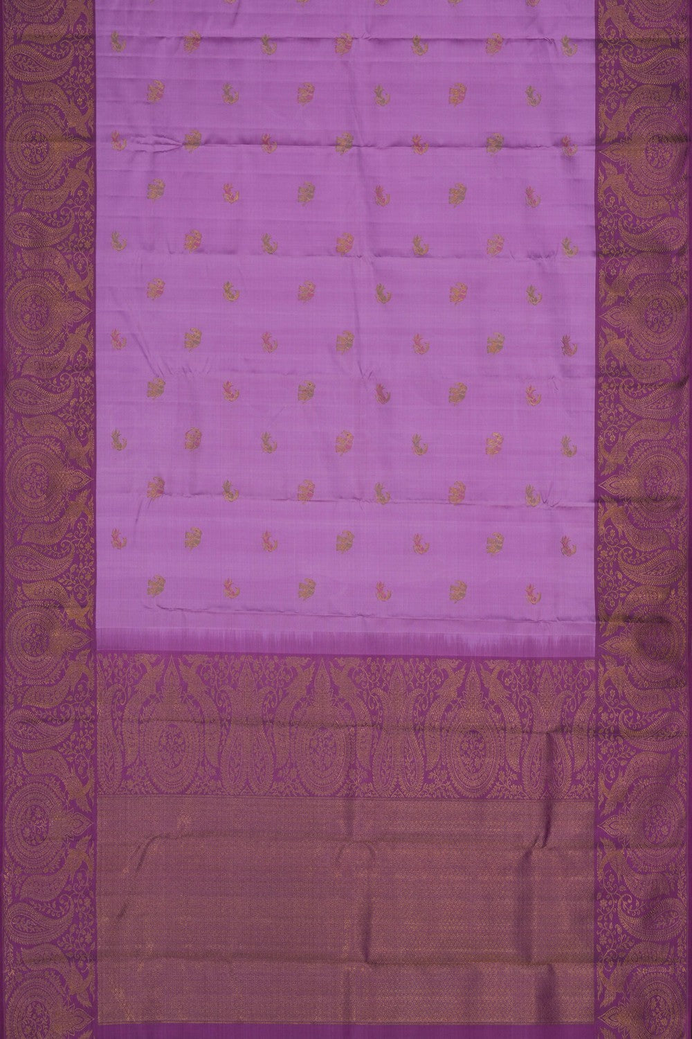 Image of Arani Silk Purple Saree