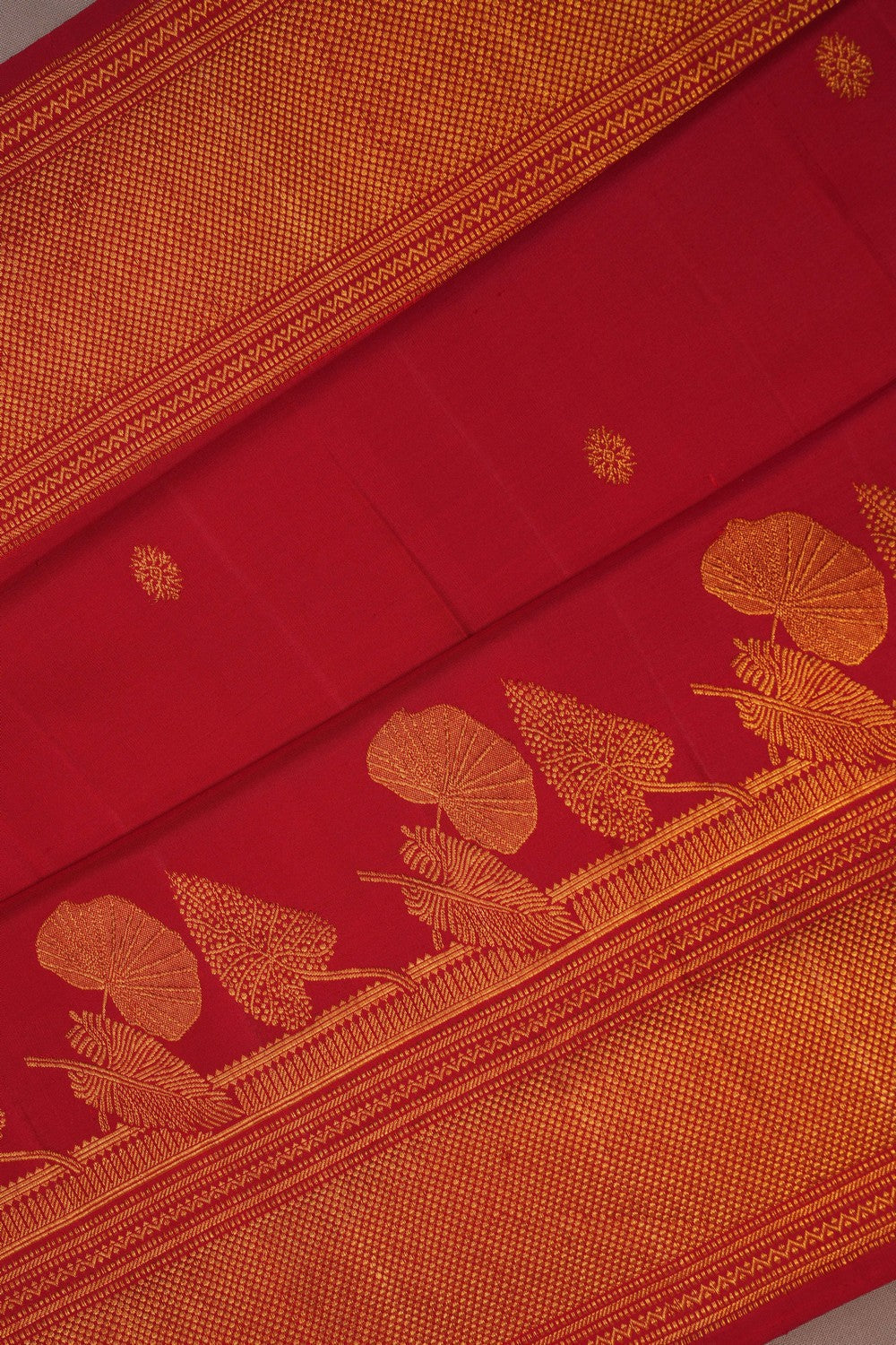 Image of South Silk Red Saree