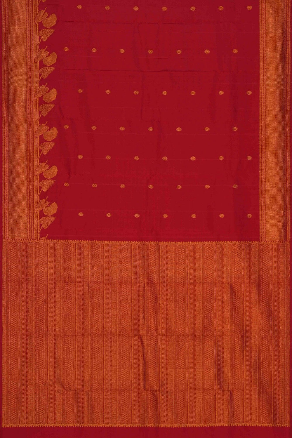 Image of South Silk Red Saree
