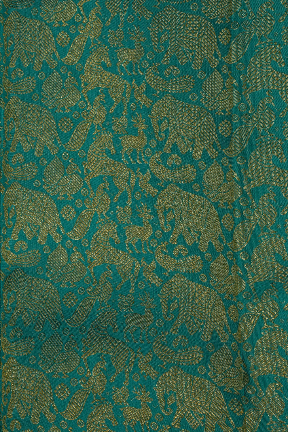 Image of South Silk Sea Green Saree