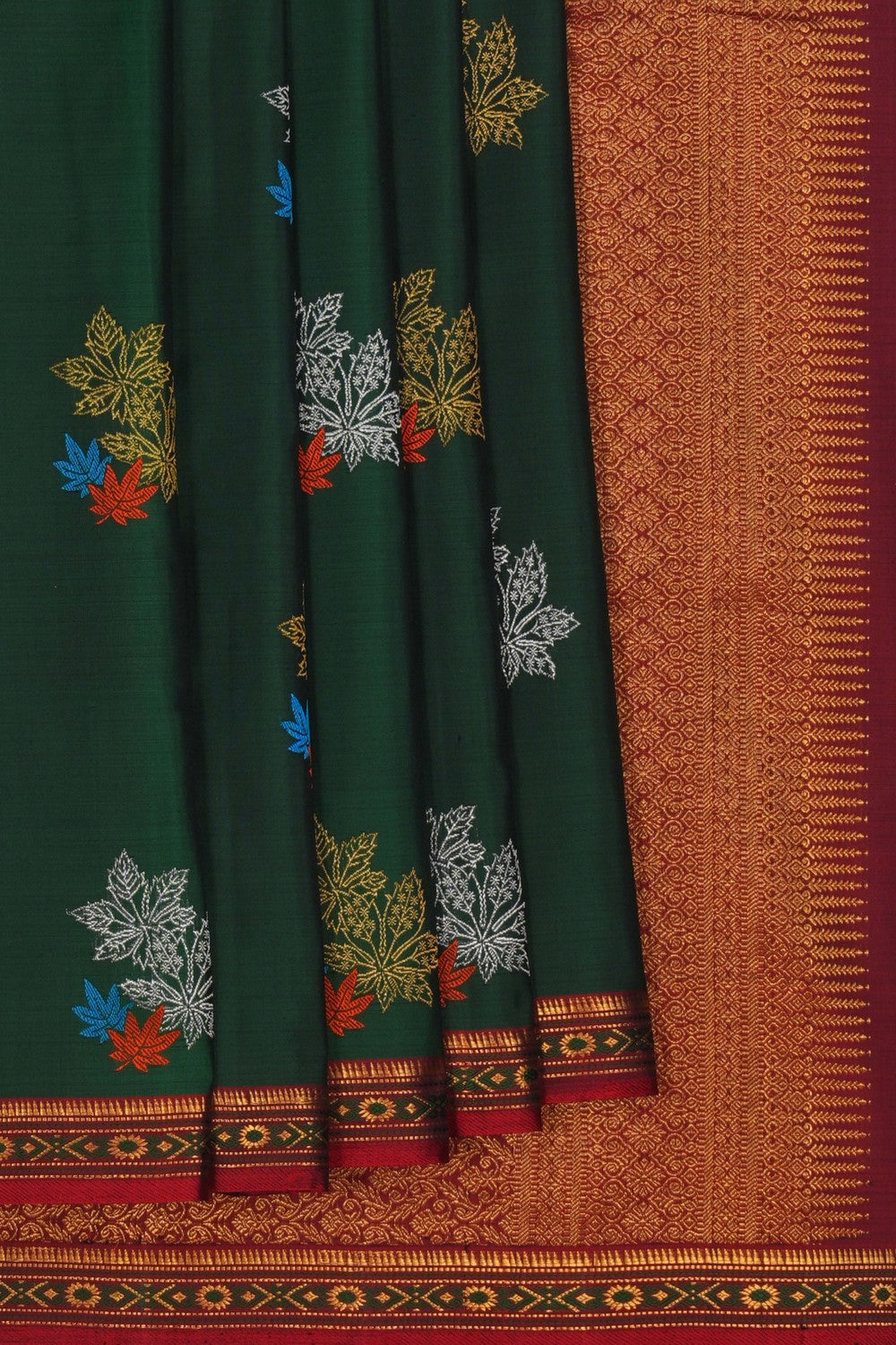 Image of South Silk Green Saree