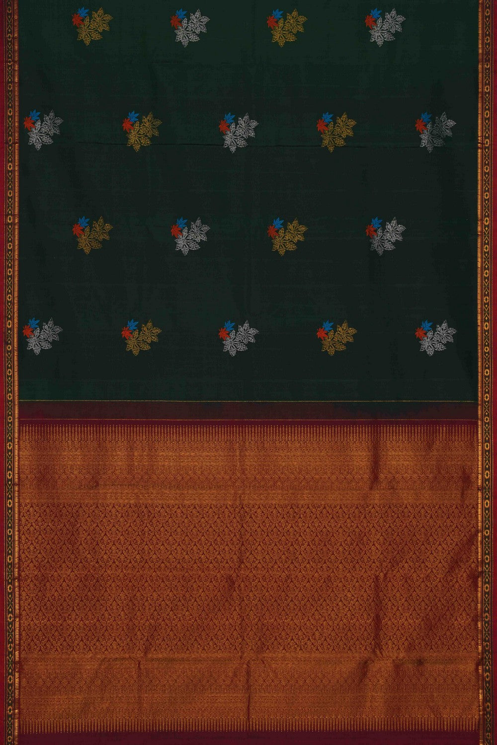 Image of South Silk Green Saree