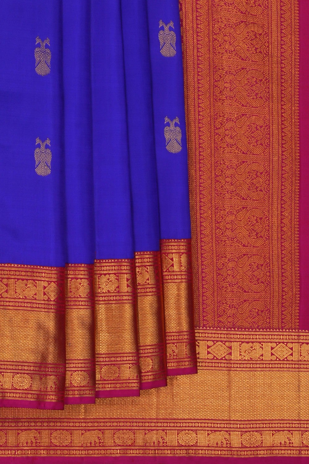 Image of South Silk Purple Saree