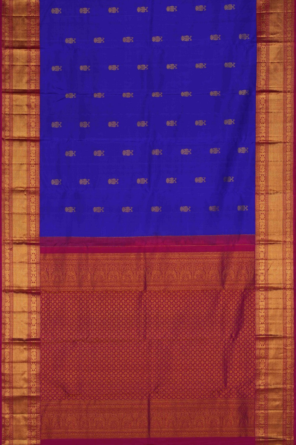 Image of South Silk Purple Saree
