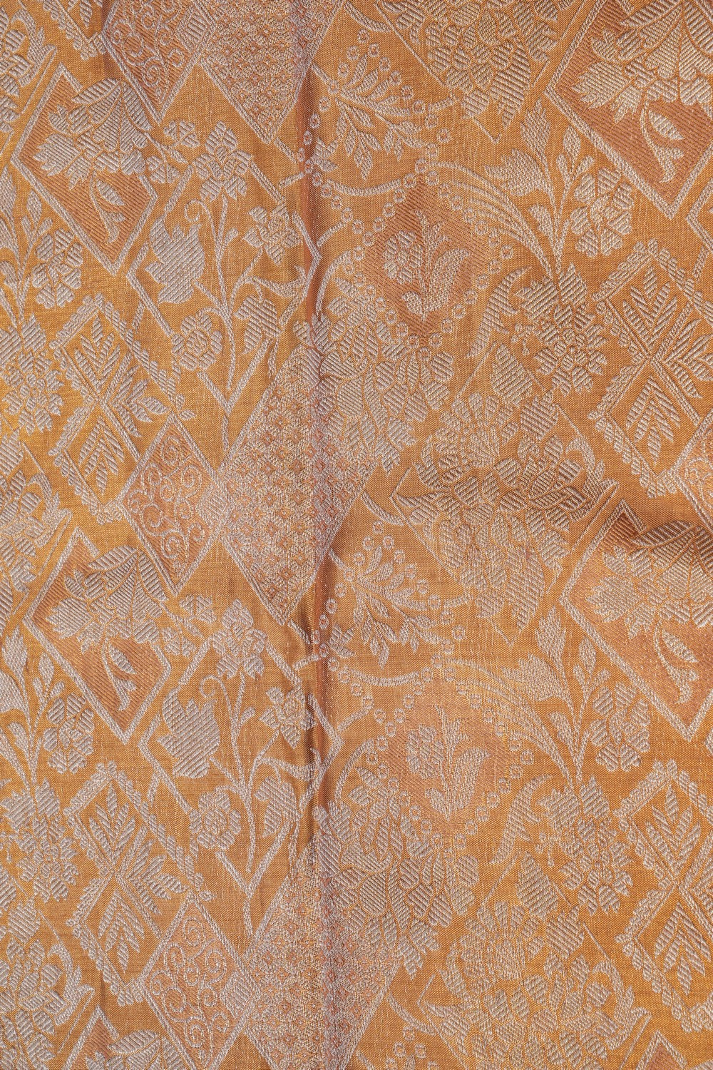 Image of Gold Tissue Brocade Kanchipattu Saree