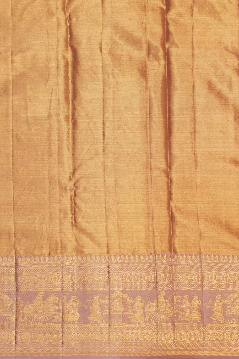 Image of Gold Tissue Brocade Kanchipattu Saree